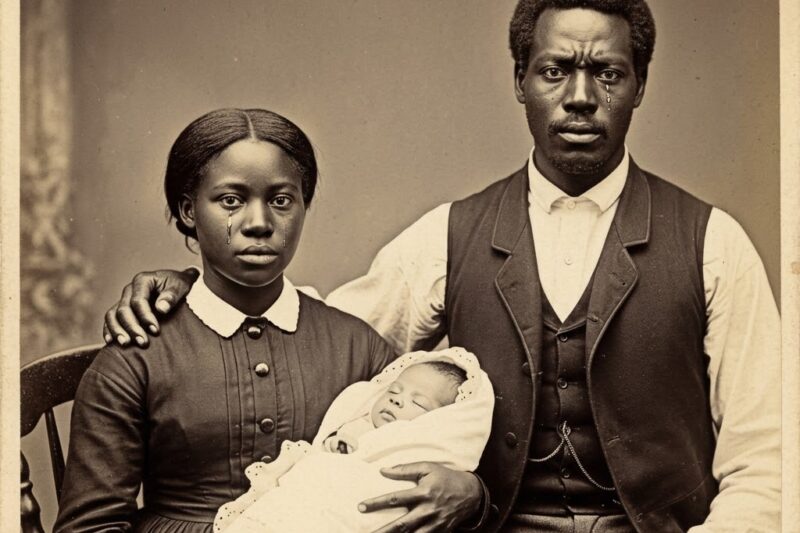 1866 Family Photo Restored — And Experts Freeze When They Zoom In on the Baby.