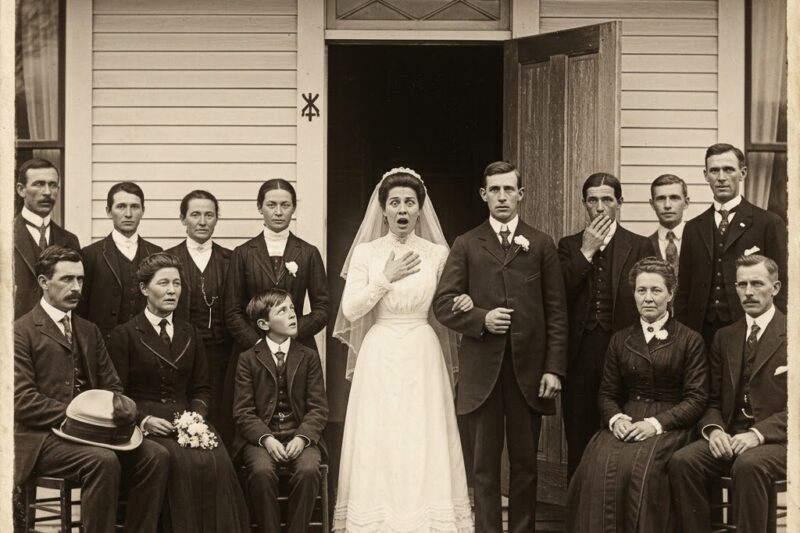 Why were Historians Turn Pale When They Zoomed In on This 1887 Wedding Portrait?