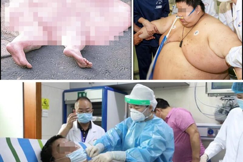 He was thrown out on the street with nothing because he was morbidly obese, but they forgot a detail