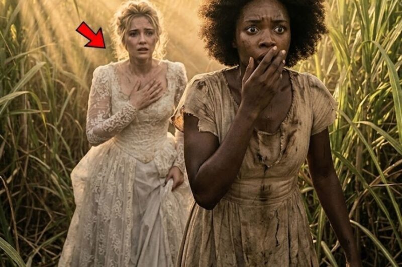 THE MISTRESS CAME TREMBLING OUT OF THE SUGARCANE FIELD… AND THE SLAVE NOTICED WHAT NO ONE ELSE SAW…