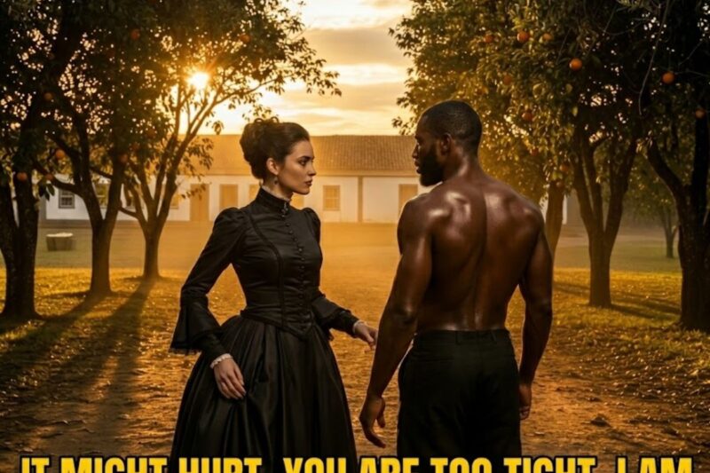 The slave said that I was very tight and that he was going to ‘widen’ me a little…